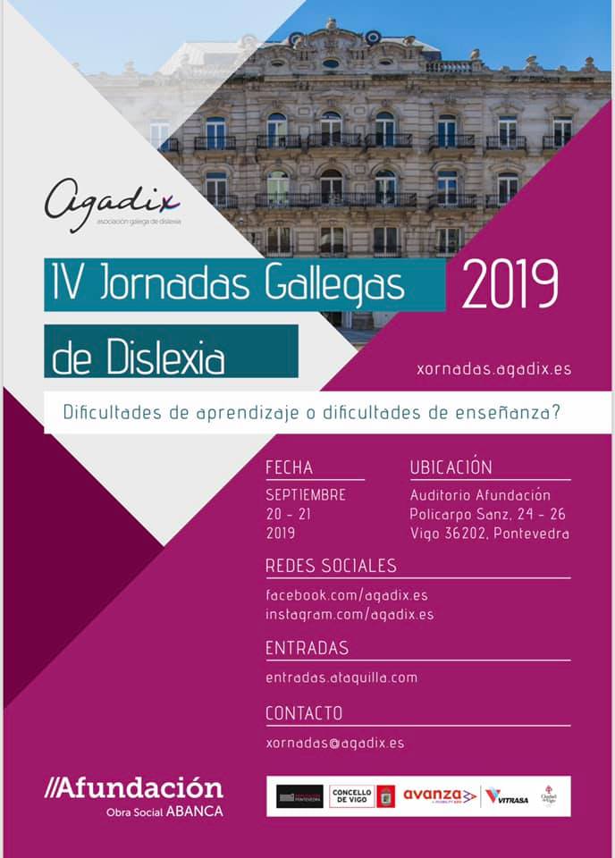 IV Jornadas Gallegas de Dislexia – 2019