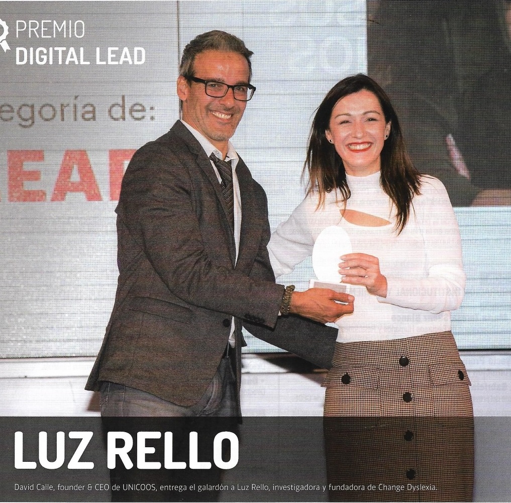 Luz Rello – Premio digital Lead 2019