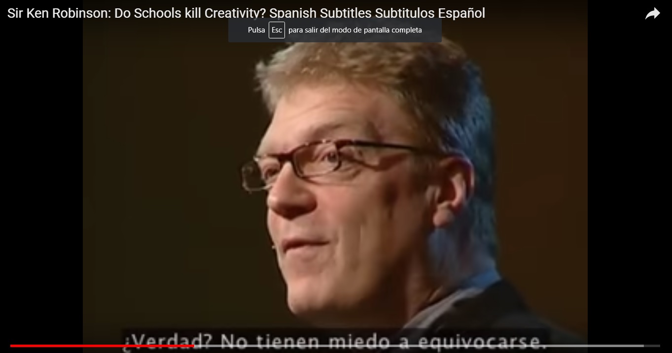 ¿Las escuelas matan la creatividad? Charla TED de Sir Ken Robinson