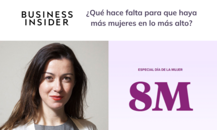 Luz Rello en el reportaje especial del día de la mujer de Business Insider