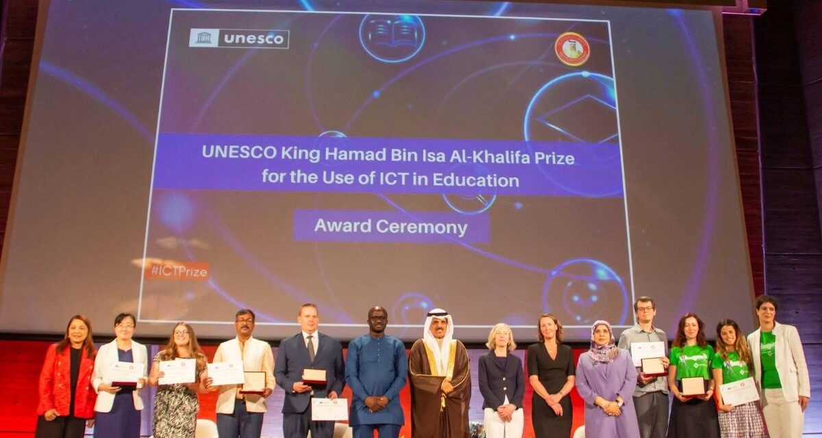 Change Dyslexia en la ceremonia de entrega de Premios de la UNESCO 2022
