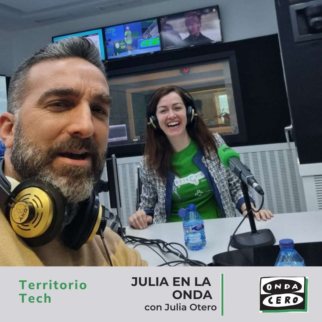 Luz Rello y Francisco Polo en Territorio Tech. Julia en la onda.