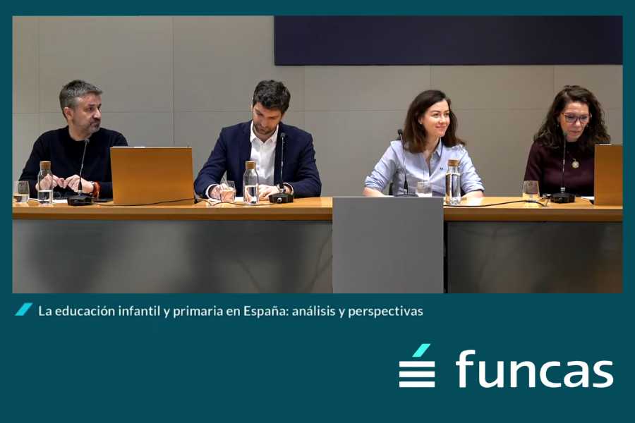 Luz Rello en la jornada sobre educación infantil y primaria de Funcas